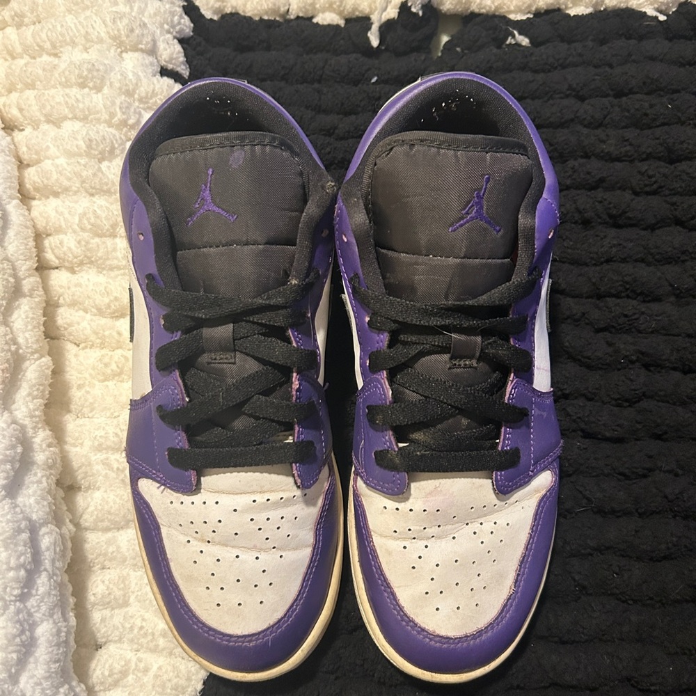 Air Jordan Purple and Black